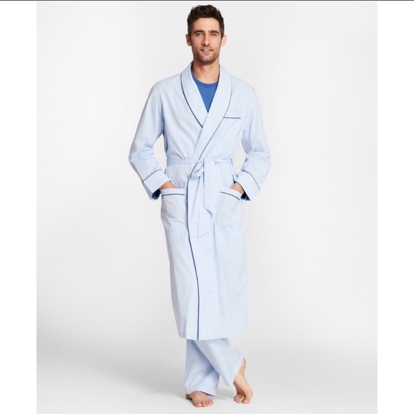 mens seersucker bathrobe